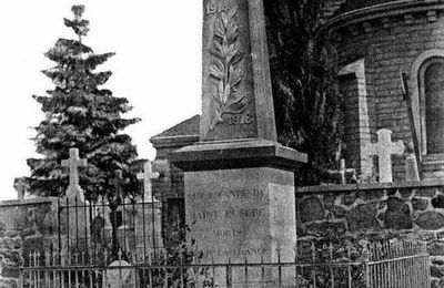 Inauguration du Monument aux morts de Saint-Eusèbe