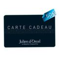 Cartes cadeaux JULIEN D'ORCEL