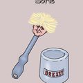 la brosse à chiottes Boris Johnson