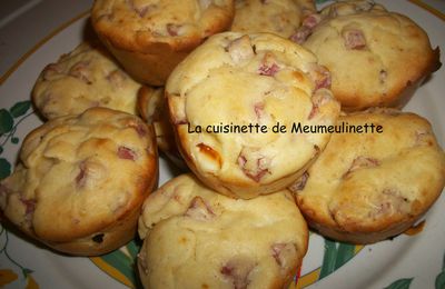 Muffins au jambon et au Kiri