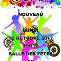 Lundi 16 Octobre, venez danser la Zumba à Saints !