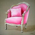 Fauteuil "Bergère girly"