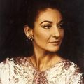 Maria Callas. Grand portrait photographique en couleurs ( années 60 )  