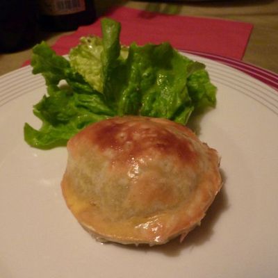 Petite tourte aux St Jacques!