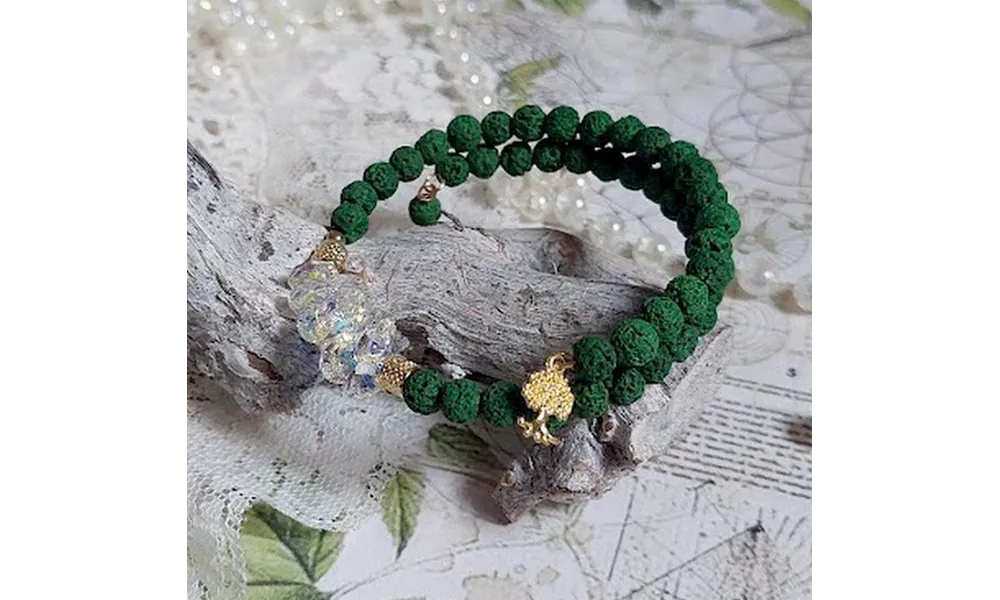 Bracelet Couronne Emeraude