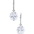 Pair of fine 10.02 and 10.03 carats Type IIa diamond earrings