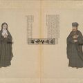 Eastern and Western Europeans recorded in 18th century Qing dynasty manuscript "Royal Tribute Picture of Qing Dynasty"