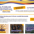 Caen 1er et 2 octobre 2020: le forum mondial "Normandie pour la Paix" est maintenu... après la Saint-Michel, fête des Normands!