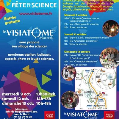 Fête de la science au Visiatome