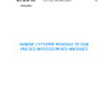 Le Conseil national du sida rend public un avis sur le financement mondial de la lutte contre le VIH/sida