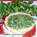 Tarte épinards / ricotta