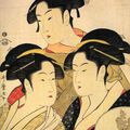 Kitagawa Utamaro (2) Trois beautés de notre temps