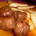 Boulettes de boeuf à la liégeoise - BELGIQUE