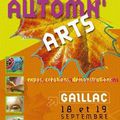 Festival Automn'Arts à Gaillac (81) les 18 et 19/09