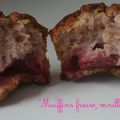 "Muffins Fraise, vanille"