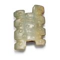 A pale green jade ornament, Eastern Zhou dynasty, Spring and Autumn period