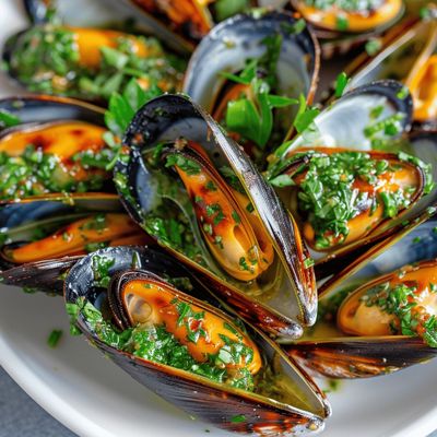 Moules Grillées au Barbecue : Une Salsa Verde aux Herbes Fraîches Explosive 💥