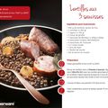 Lentilles aux 3 saucisses