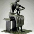 Henry Moore (1898-1986), Mother and Child with Apple