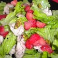 Salade de Volaille aux Fraises