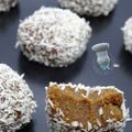 Truffes bananes, Spéculoos, noix de coco