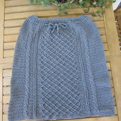 Test crochet - crystal crochet skirt...