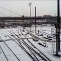 Triage et Gare de de Paris-Massena sous la neige...