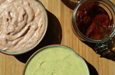 Dip à l'Indienne et à la Provençale (Thermomix)