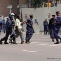 Kinshasa: la police disperse le sit-in de l’UDPS devant le siège de la Ceni
