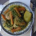 TAJINE DE POULET AUX LEGUMES