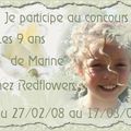 Concours " Les 9 ans de Marine " chez Redflowers