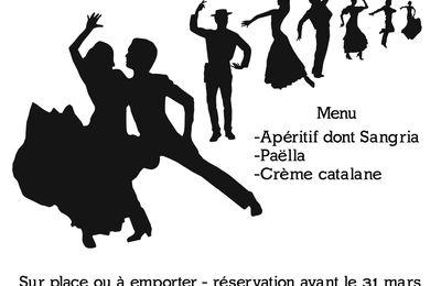 Ambiance tango et tapas, samedi 23 avril : inscrivez-vous !