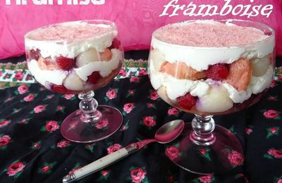 Tiramisu Litchi et Framboise