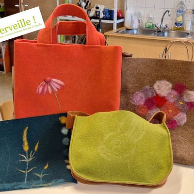 Atelier de feutrage avec Agnès de O Merveille