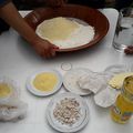 Après-midi de jeudi : atelier crêpes au temps d'accueil des enfants et des jeunes de l'association Ourika Tadamoune : un régal 