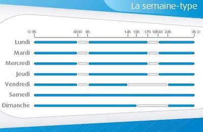 Calendrier sncf 2009 des zones de réduction bleues et blanches