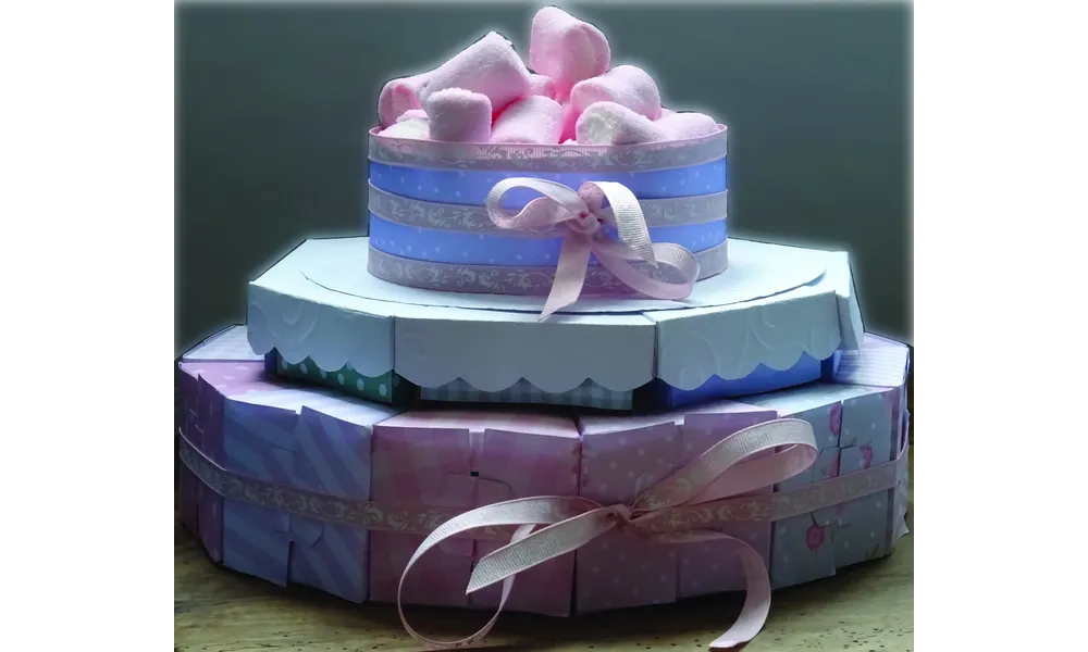 gâteau bonbons romantique