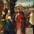 Master from Konstanz. 1517. Christ's farewell to his mother before leaving for Jerusalem.