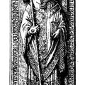 Gisant (perdu) de Philippe de Florange dans la cathédrale de Metz (1297)