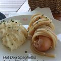 HOT DOG SPAGHETTI, CHANTILLY A LA MOUTARDE 