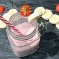 Smoothie banane-fraise