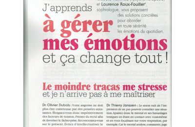 A lire dans "Féminitude" : J'apprends à gérer mes émotions et ça change tout !