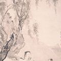 Qiu Ying (ca. 1498-1552), At Rest with a Qin under Willow Trees, Ming dynasty