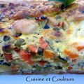 Tarte poulet/légumes à la marocaine