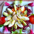 Composition en fleurs de crudités