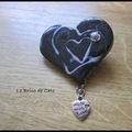 Une broche coeur pour Christel