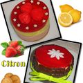 Entremet fraise citron avec KOOKit...