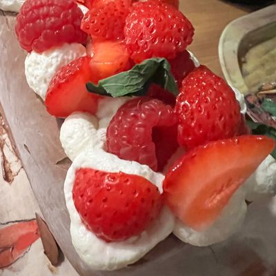 Semifreddo au chocolat et fruits rouges 