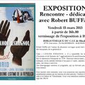 EXPOSITION - Rencontre et dédicace avec Robert BUFFAT le vendredi 15 mars 2013 à ROUSSILLON (Isère).