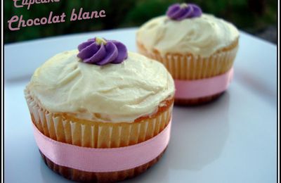 Cupcake chocolat blanc